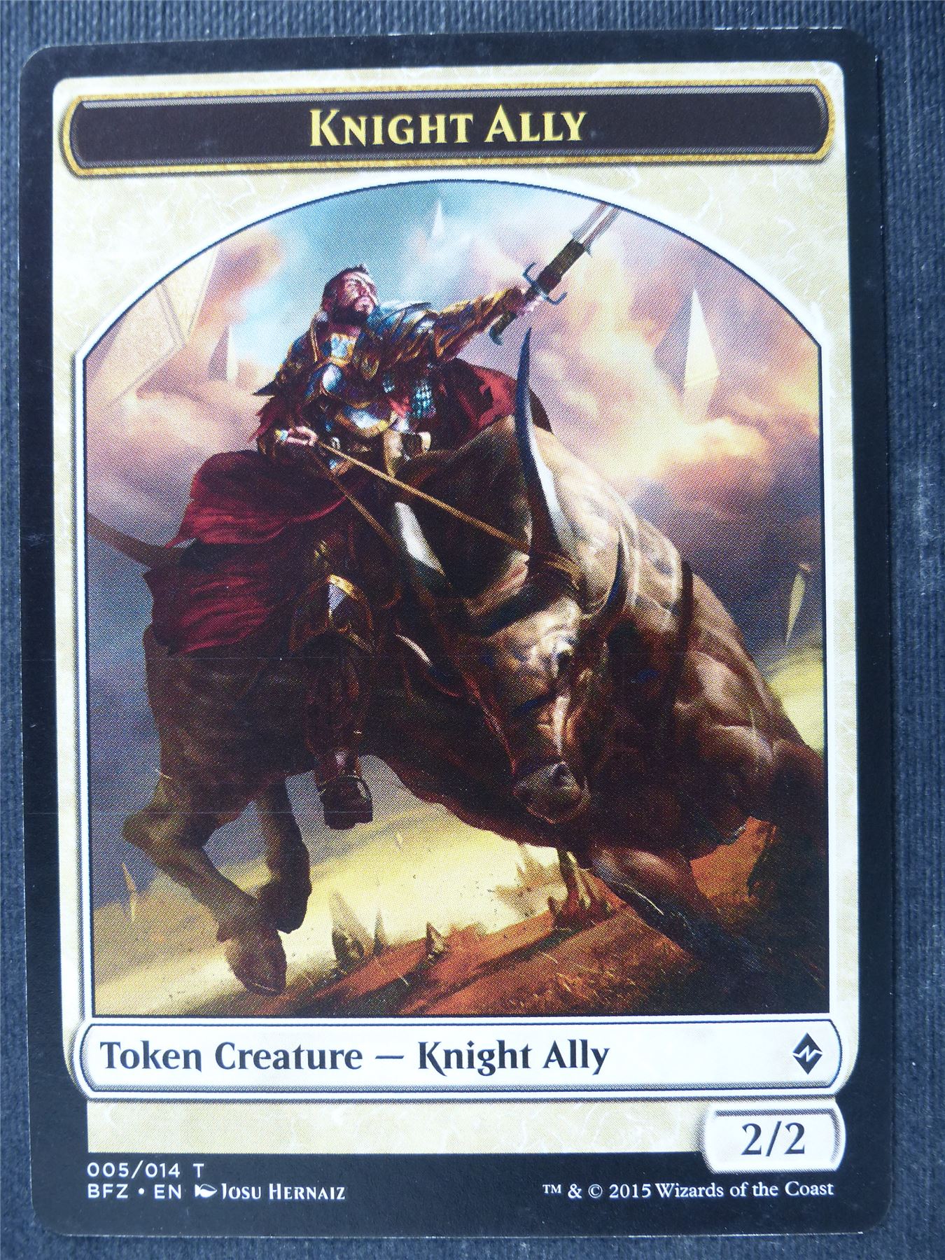 Knight Ally Token - Mtg Card #403
