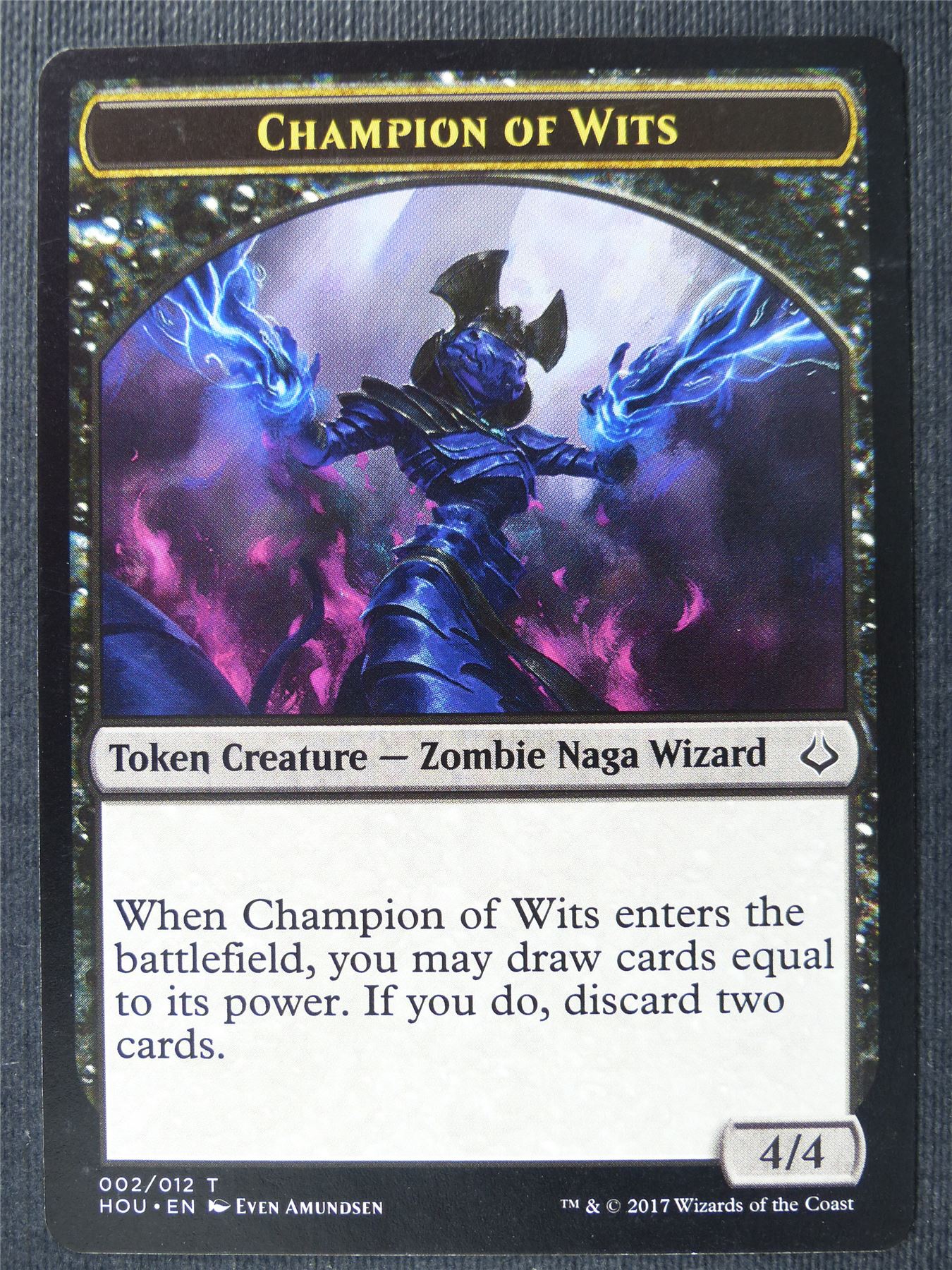 Champion of Wits Token - Mtg Card #1WJ