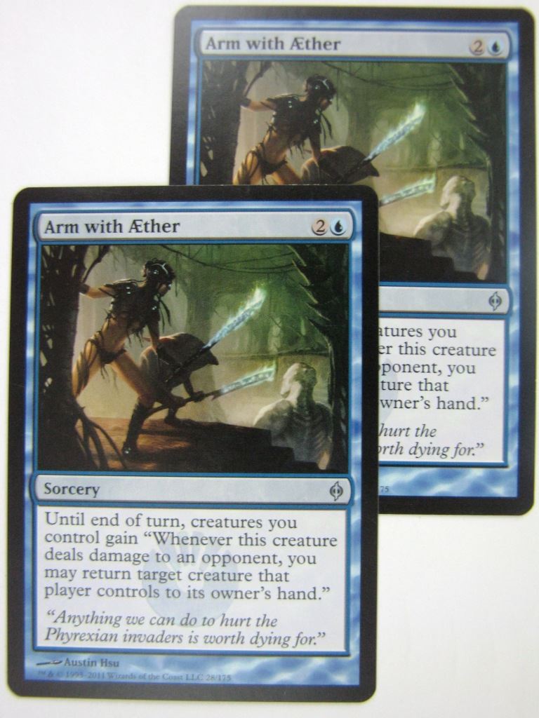 MTG Magic Cards: ARM WITH AETHER x2 # 8F26