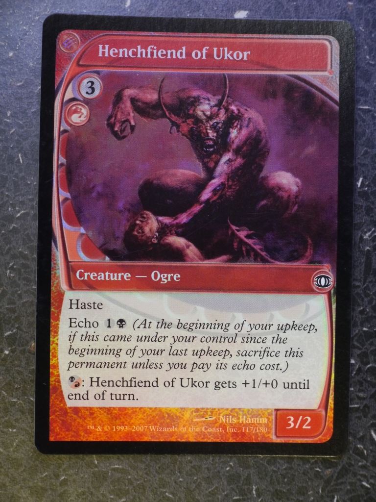 MTG Cards: HENCHFIEND OF UKOR FOIL # 5D26