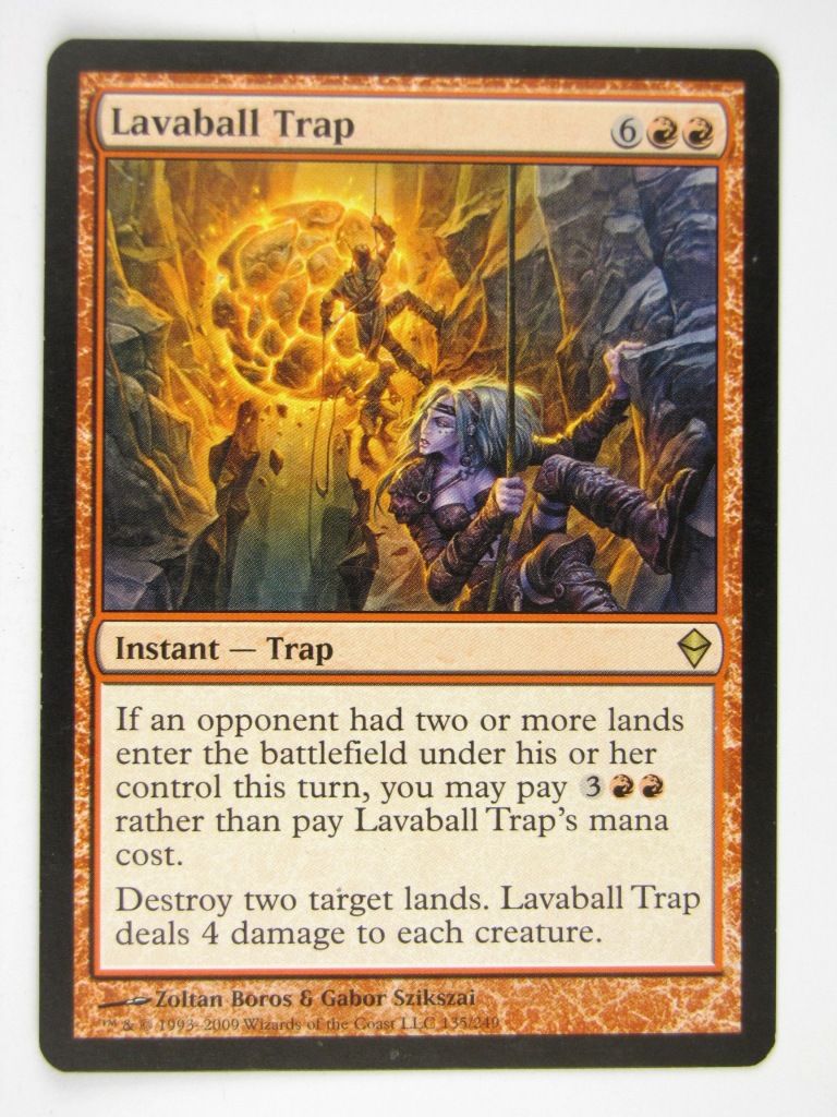 Mtg - LAVABALL TRAP - Played Rare
