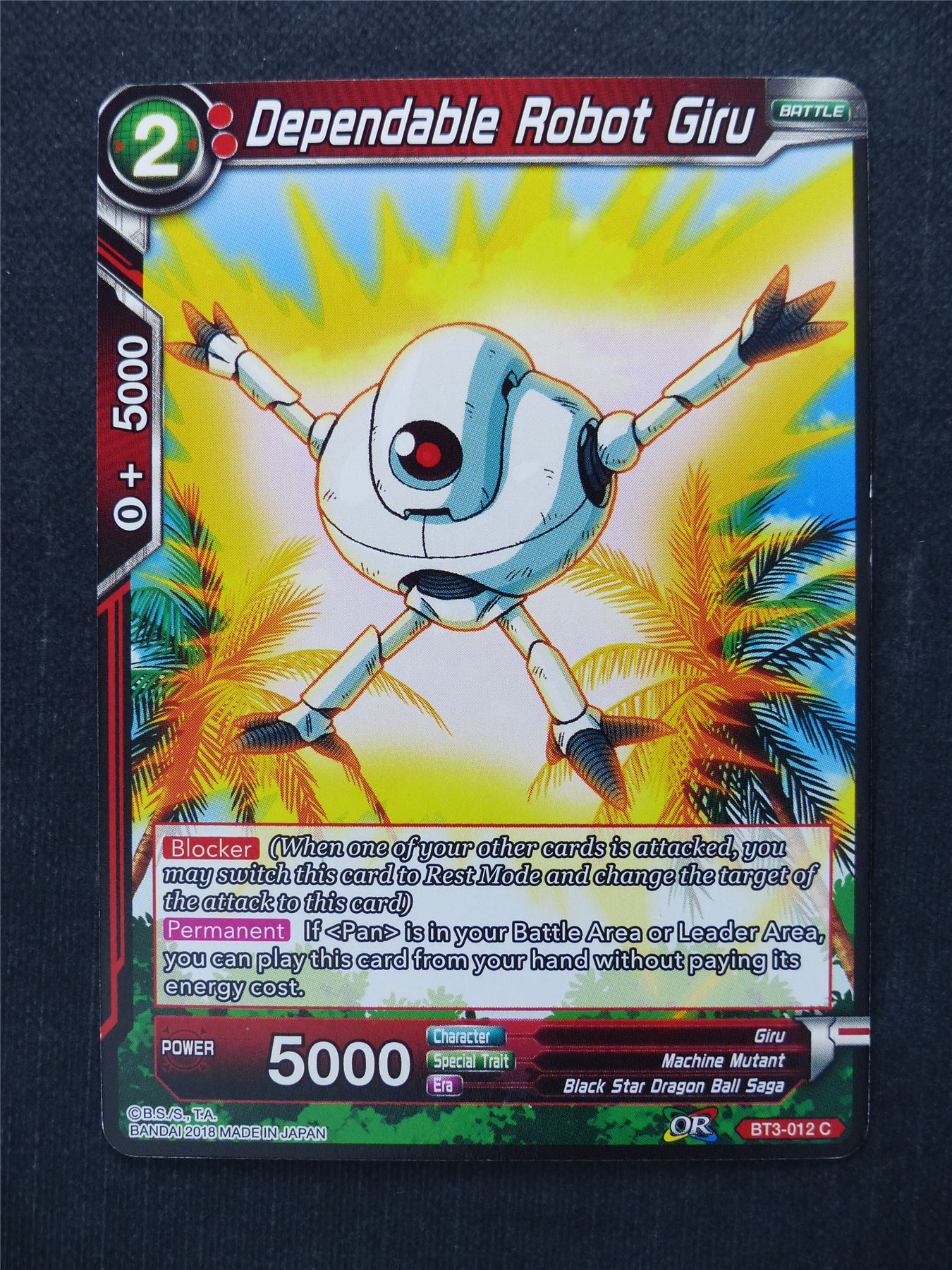 Dependable Robot Giru - Dragon Ball Super Cards #FZ