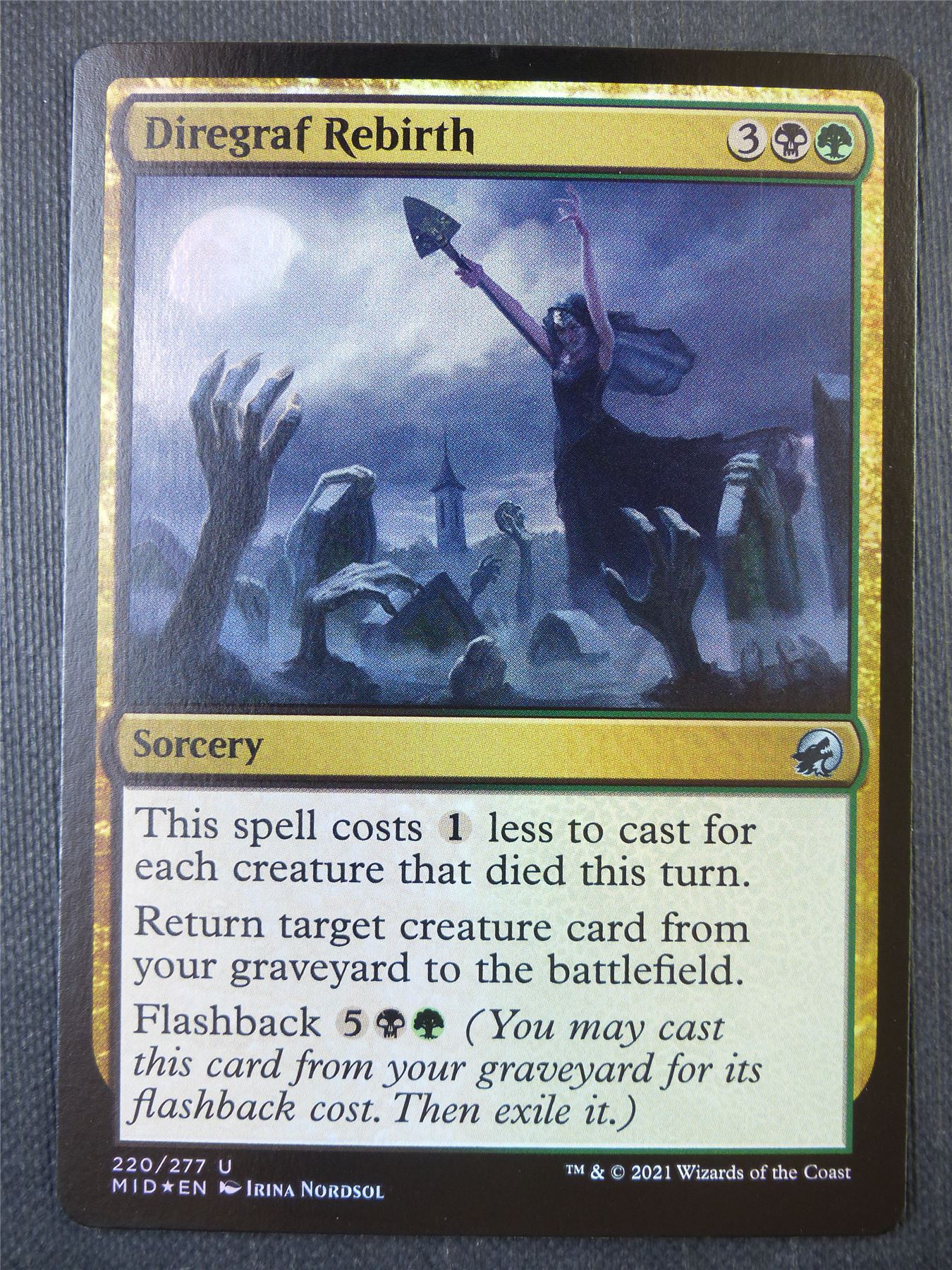 Diregraf Rebirth Foil - Mtg Card #98M