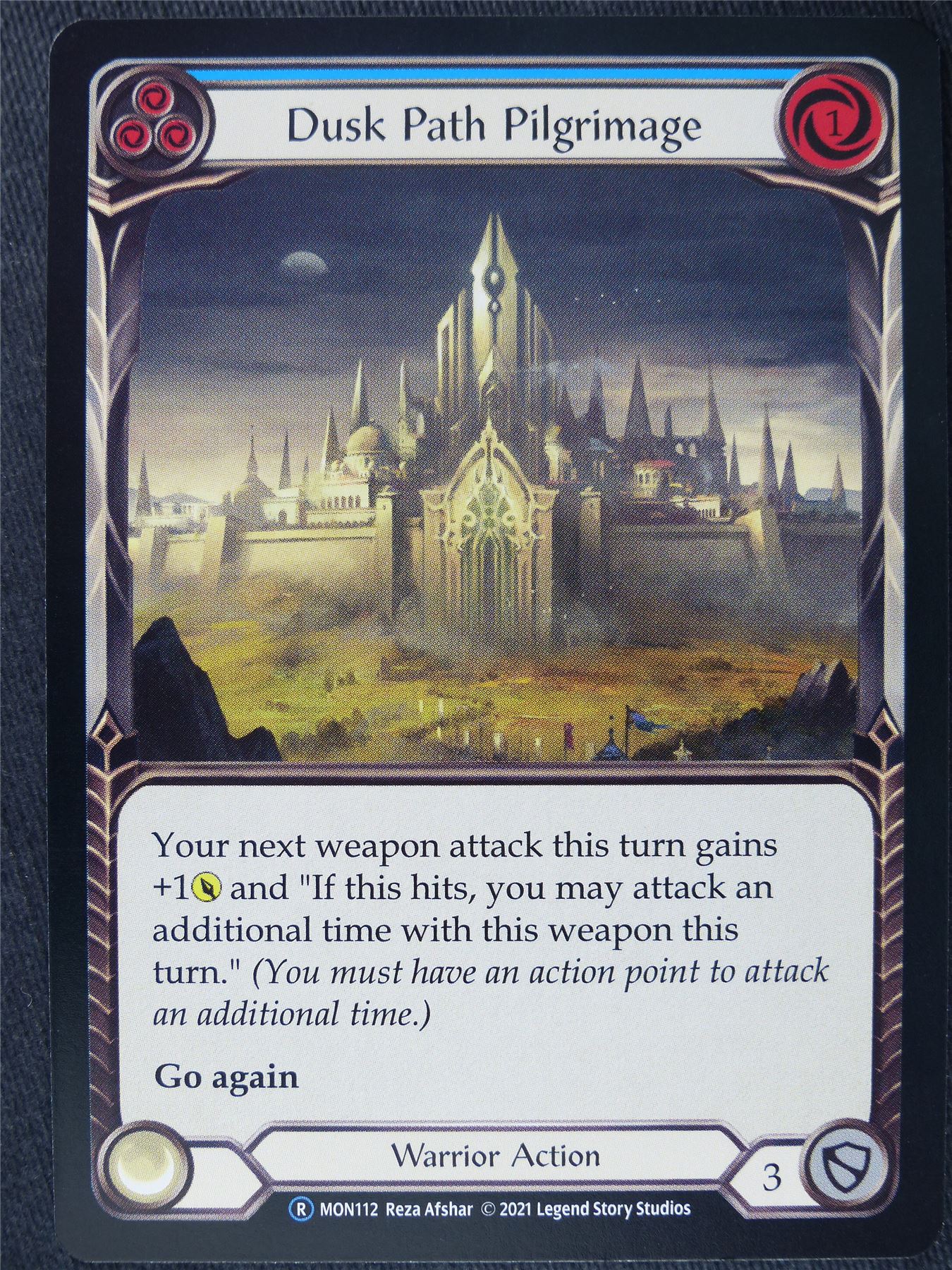 Dusk Path Pilgrimage Blue - Monarch Unlimited - Flesh and Blood Cards #GZ