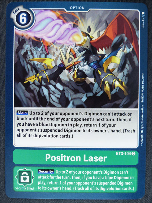 Positron Laser BT3-104 C - Digimon Cards #29