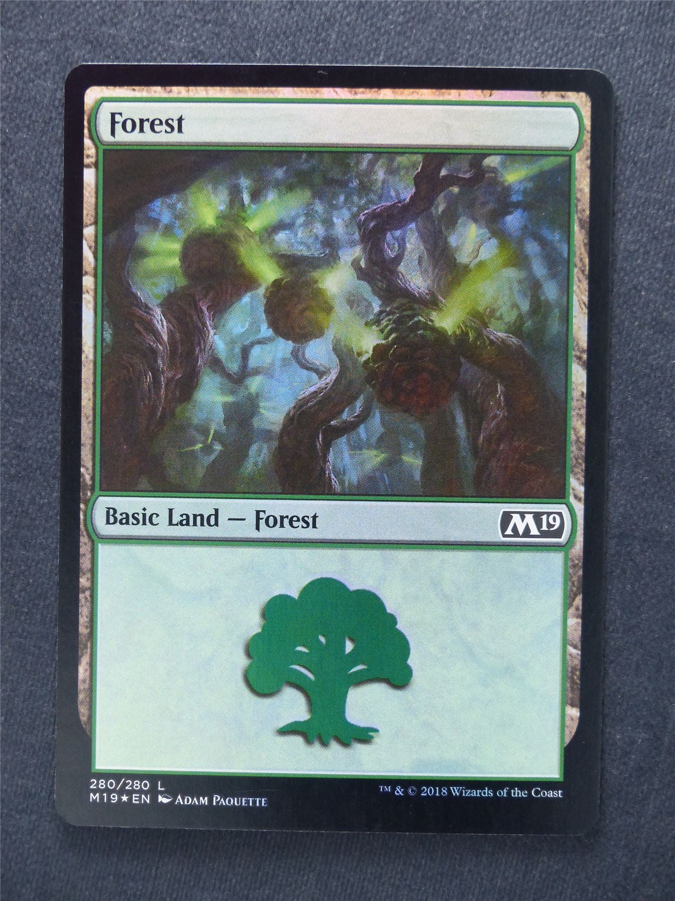 Forest 280/280 Foil - Mtg Magic Cards #YN