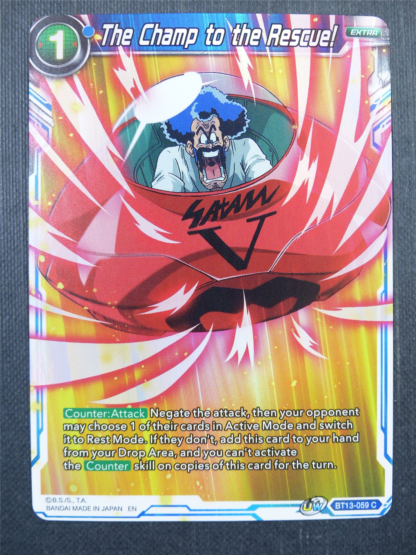 The Champ to the Rescue! Foil - Dragon Ball Super Card #48R