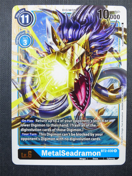 MetalSeadramon BT2 R - Digimon Card #44I
