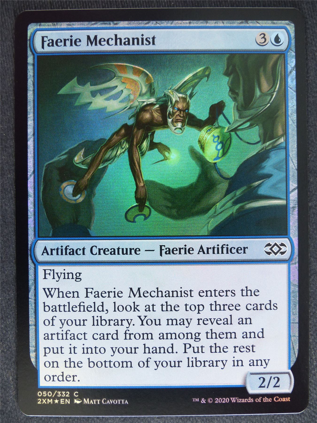 Faerie Mechanist Foil - Double Masters - Mtg Magic Cards #2F