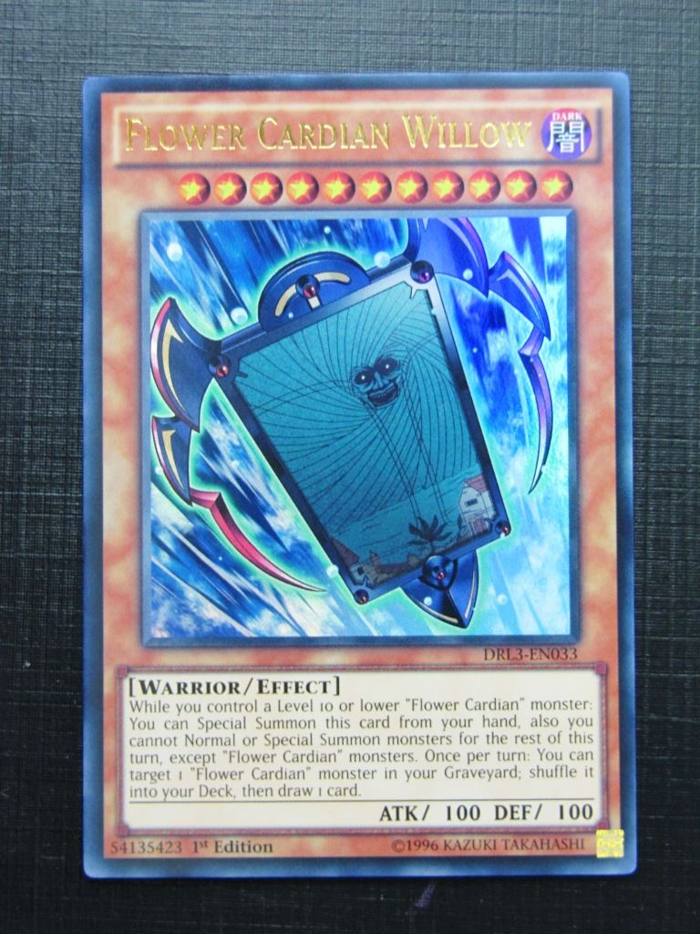 Yugioh Cards: FLOWER CARDIAN WILLOW DRL3 ULTRA RARE # 16E55 Archeron Yugioh Cards: FLOWER CARDIAN WILLOW DRL3 ULTRA RARE # 16E55 Archeron