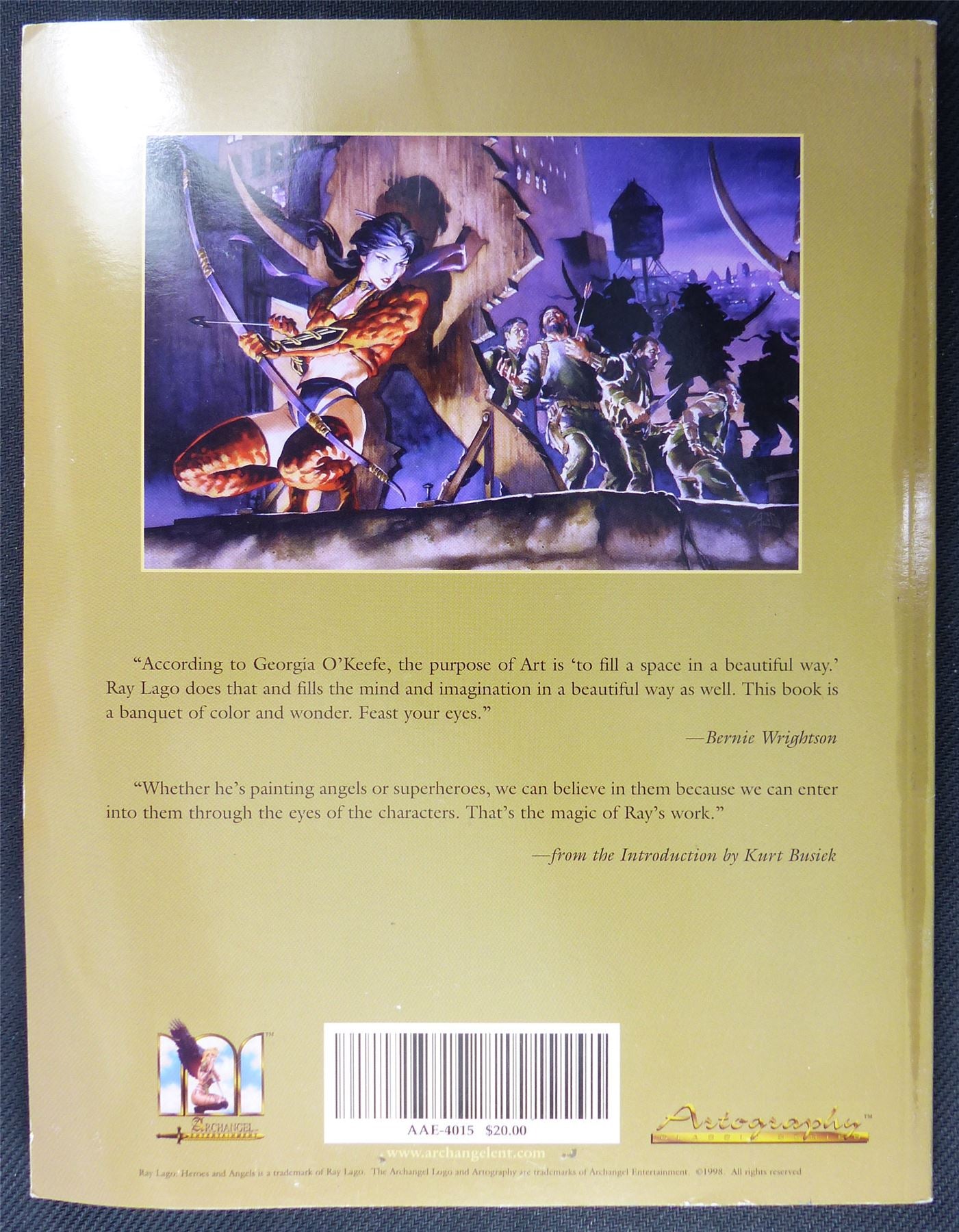 RAY Lago: Heroes & Angels Softback Archangel Graphic #YH
