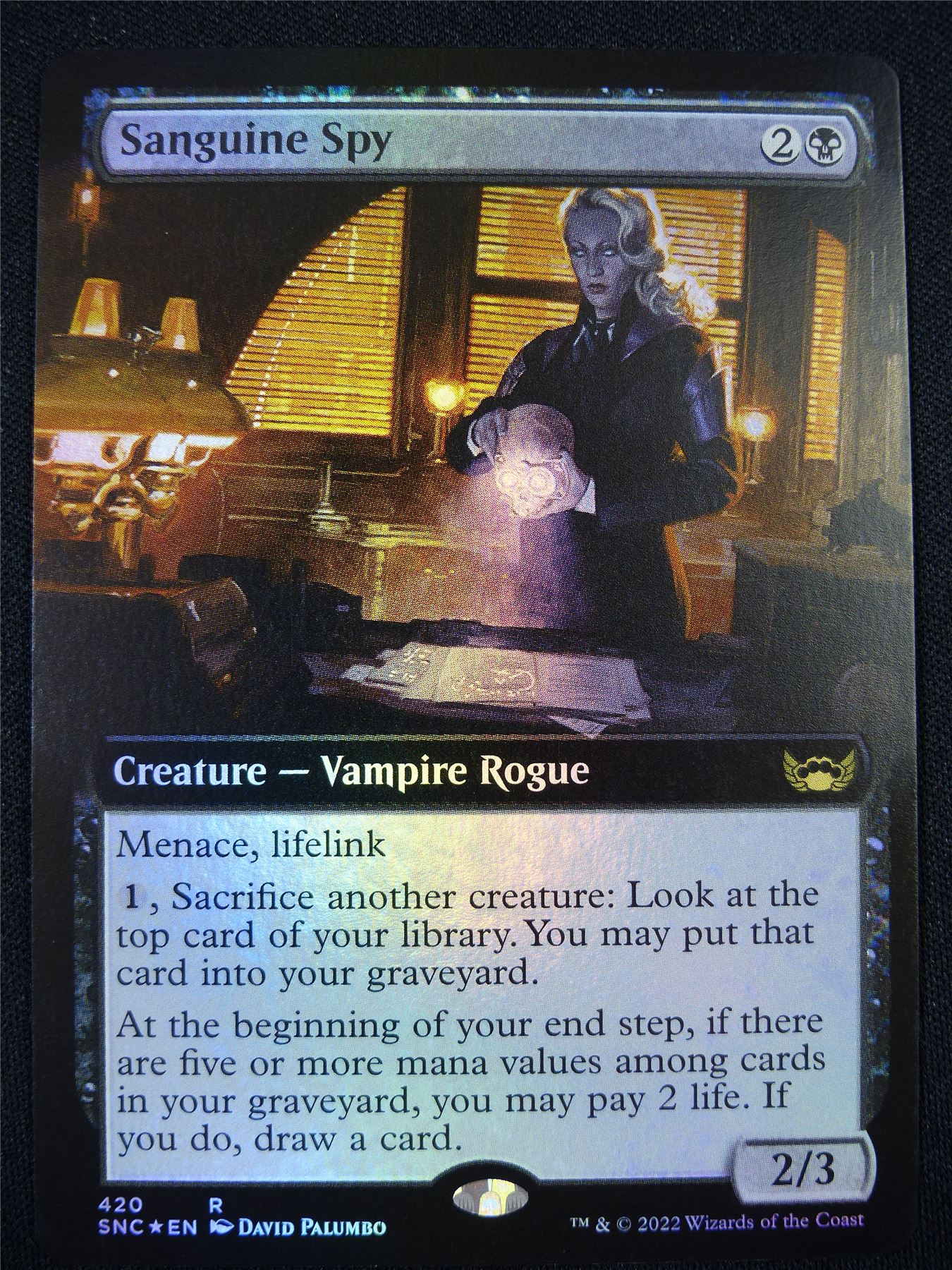 Sanguine Spy Extended Foil - Mtg Card #NS