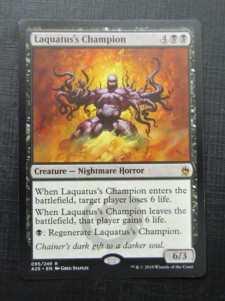 Laquatus's Champion - Masters 25 - Mtg Card # 9J29