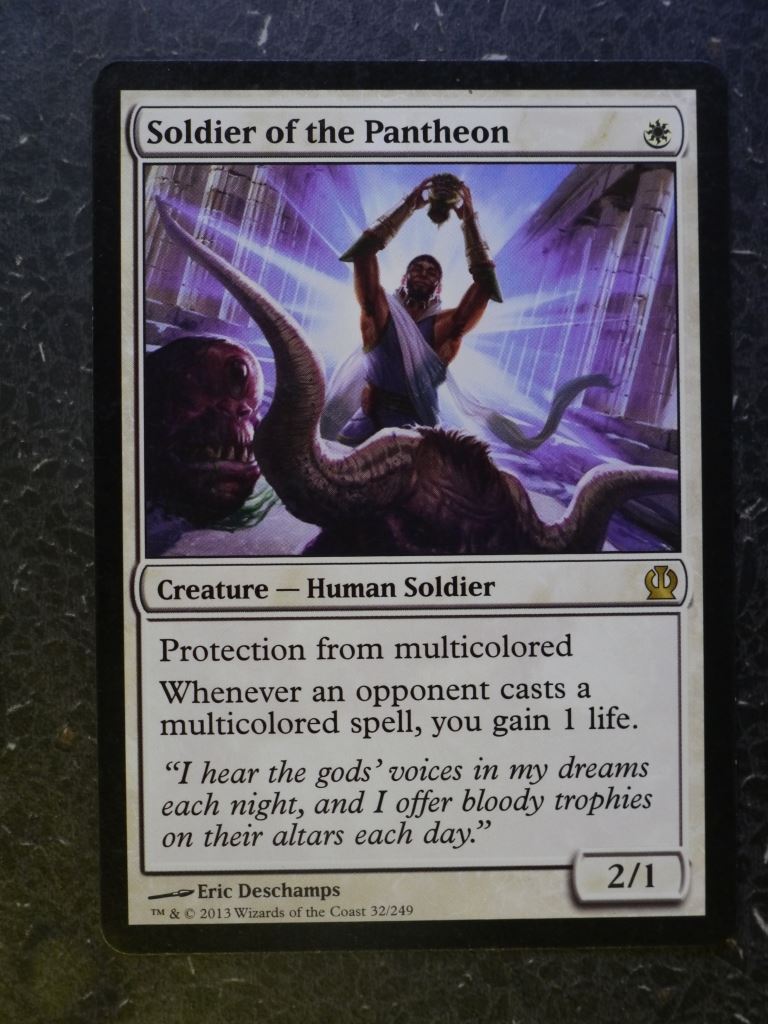 MTG Magic Cards: SOLDIER OF THE PANTHEON # 6D40