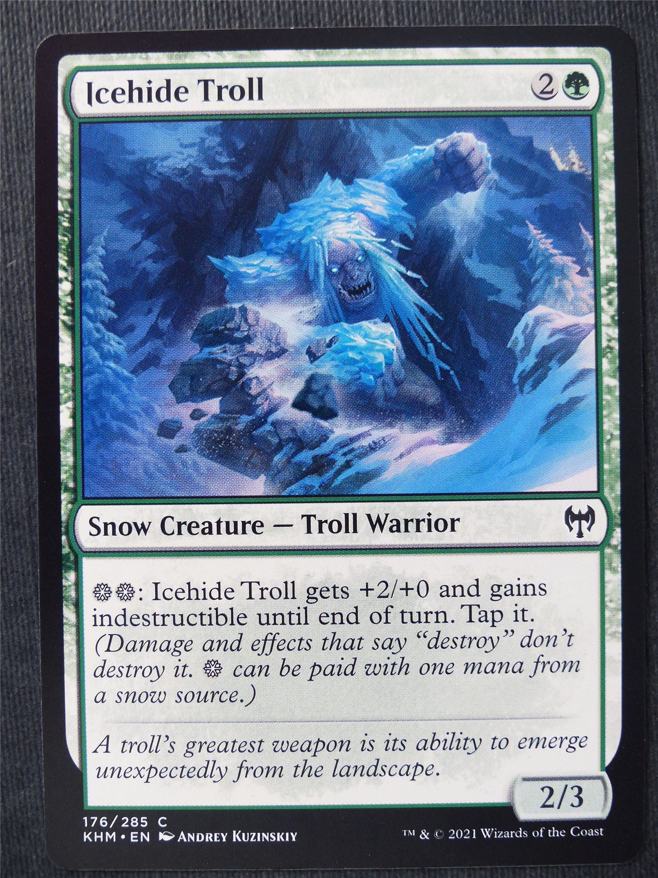 Icehide Troll - Mtg Magic Cards #1P