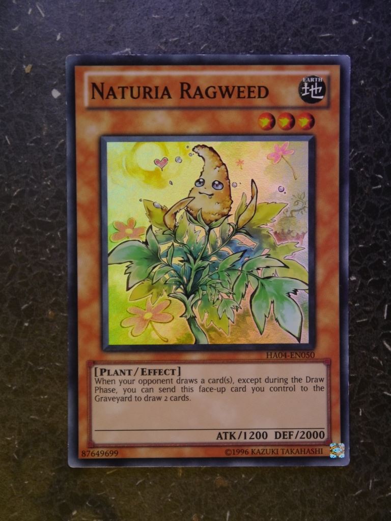 Yugioh Cards: NATURIA RAGWEED HA04 SUPER RARE # 2H1