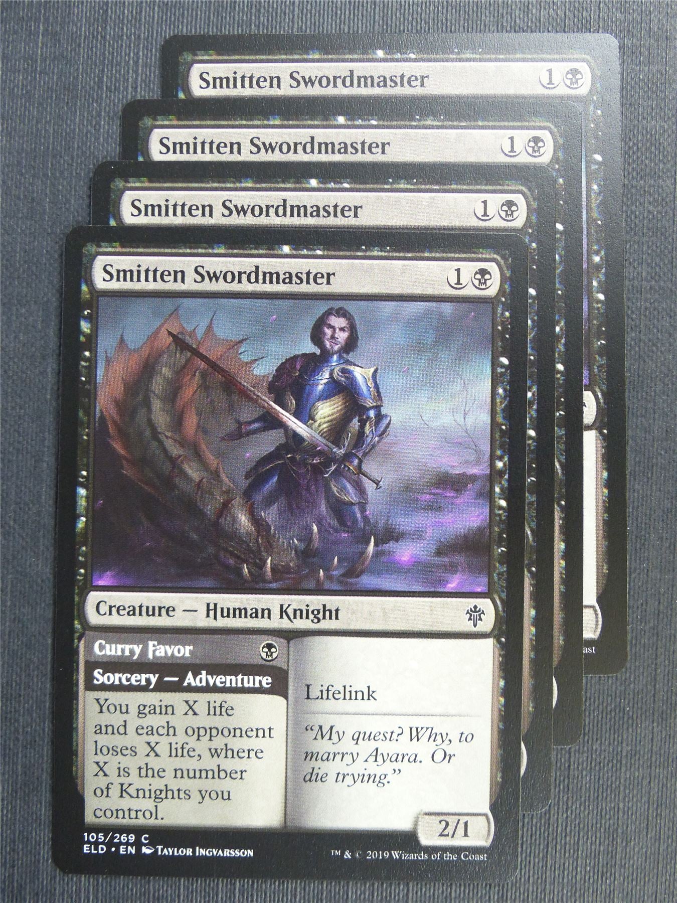 Smitten Swordmaster x4 #3US