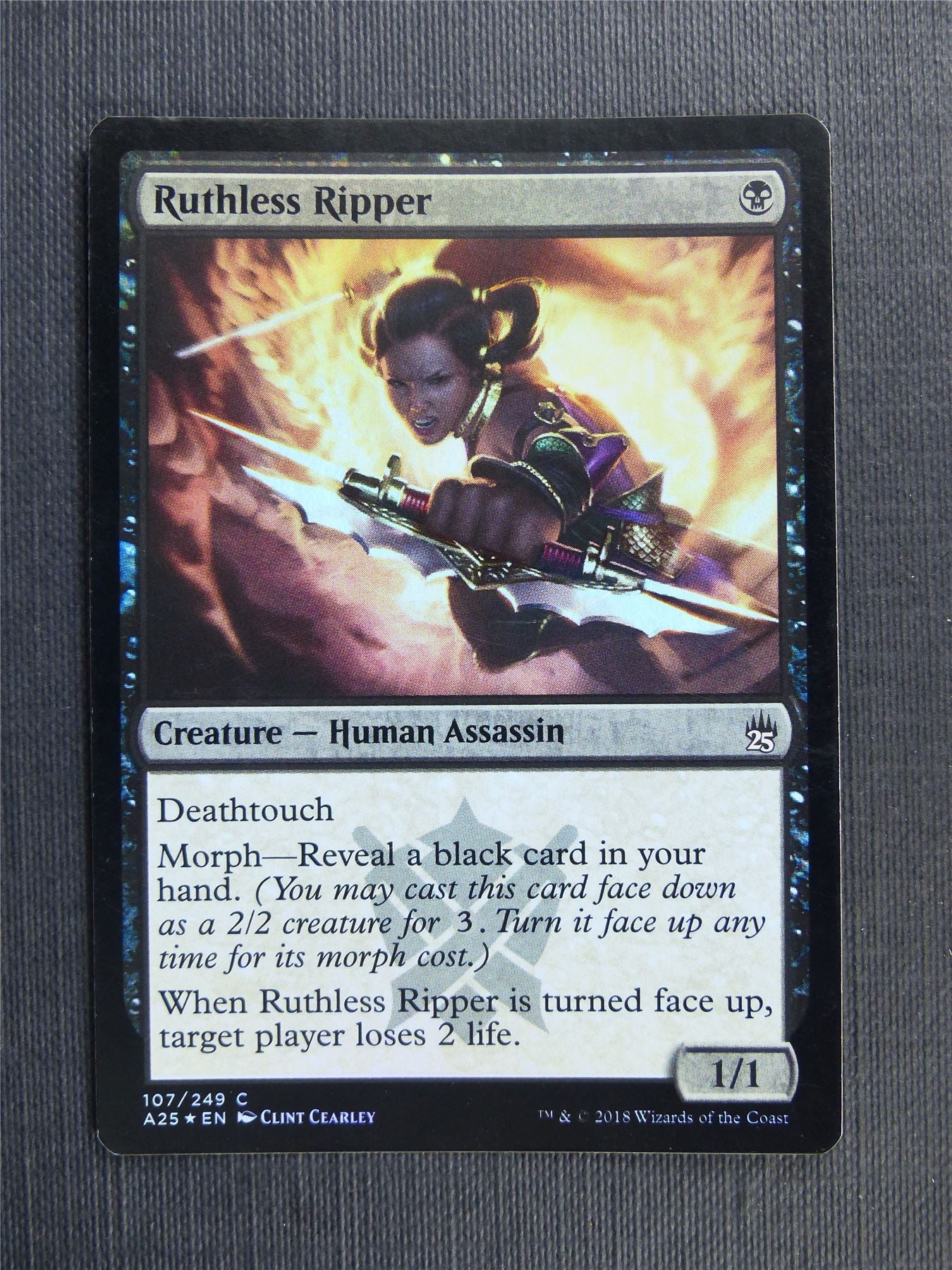 Ruthless Ripper Foil - Mtg Magic Cards #3DE