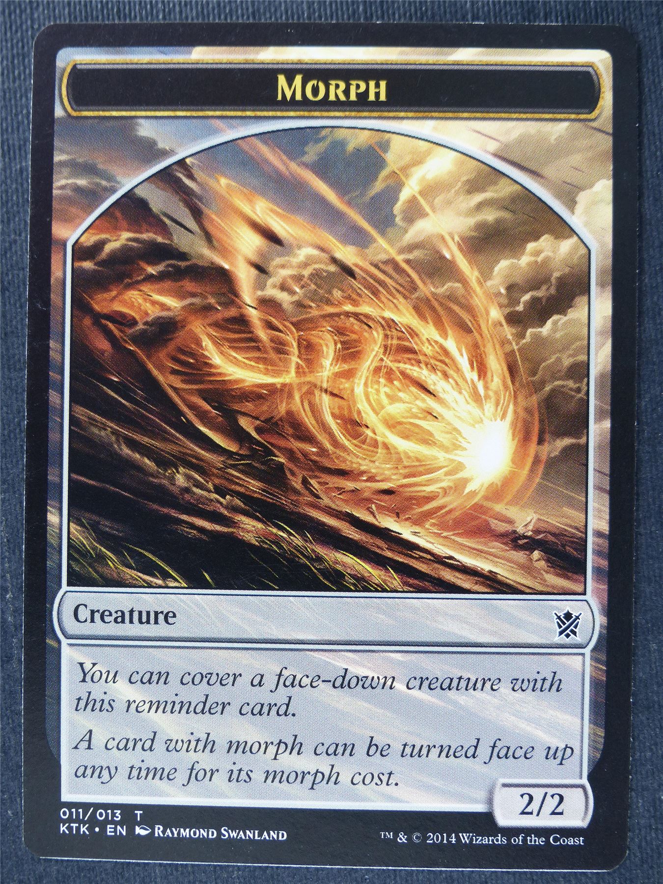 mtg cards with morph Morph Token