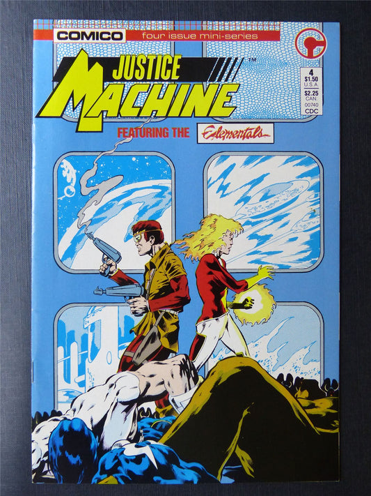 JUSTICE Machine #4 - Comico Comics #BF