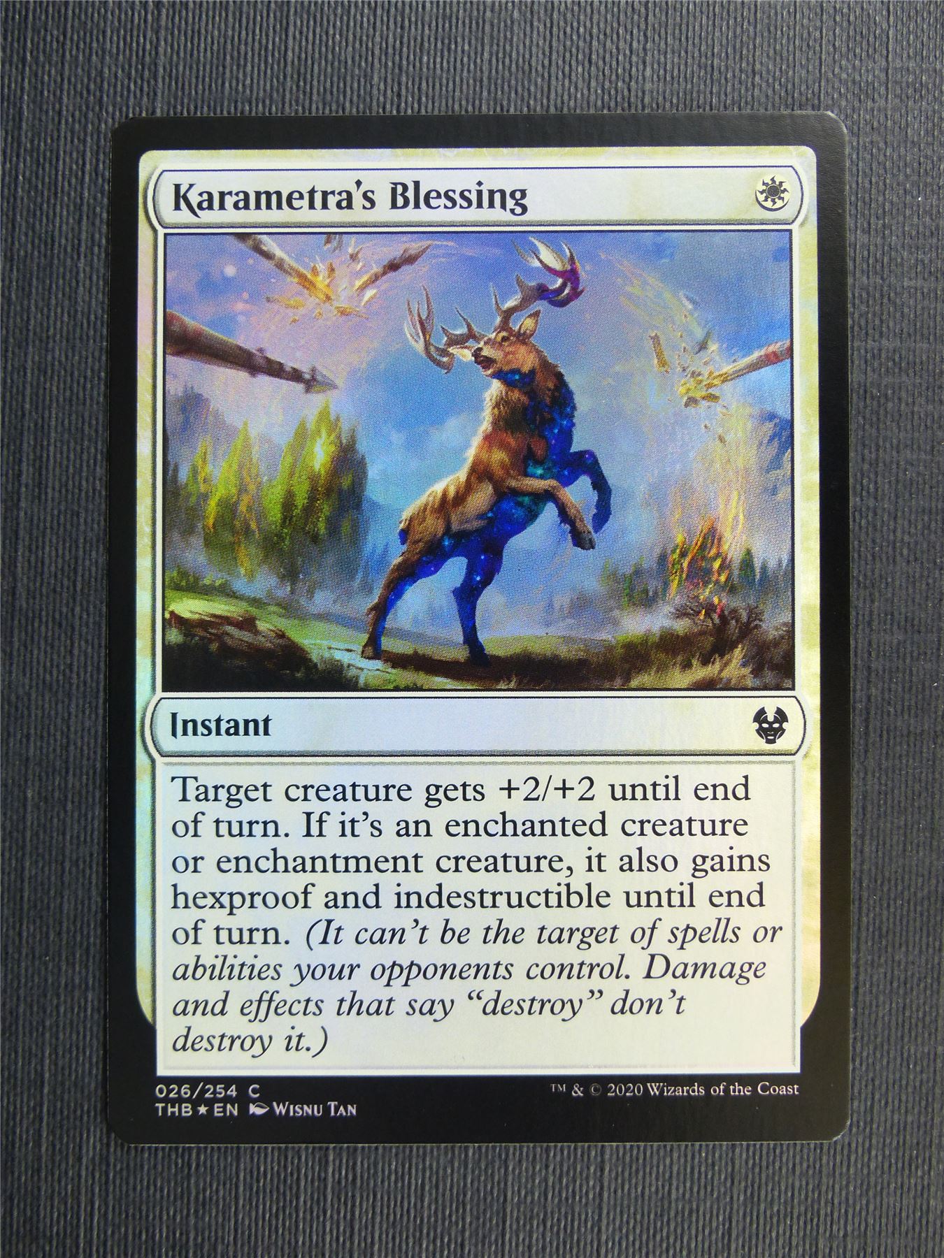 Karamretra's Blessing Foil - Theros Collector Ed - Mtg Magic Cards #3O8