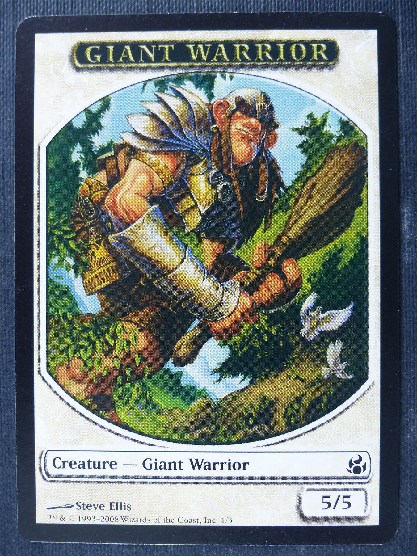 Giant Warrior Token - Mtg Card #40T