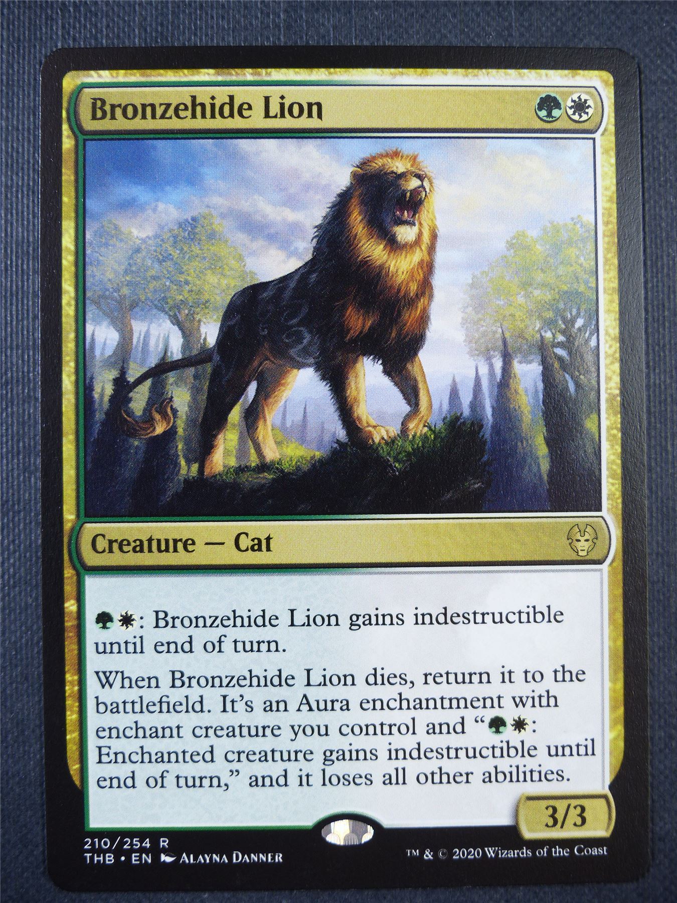 Bronzehide Lion - Mtg Card #71B