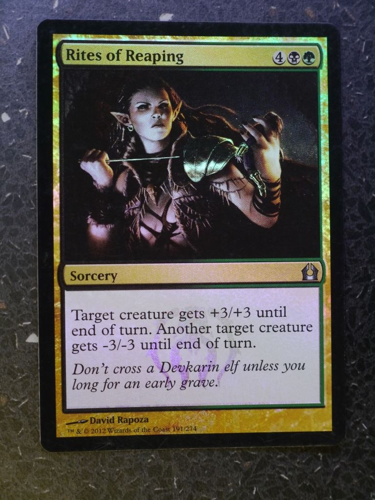MTG Magic Cards: RITES OF REAPING FOIL # 4H16