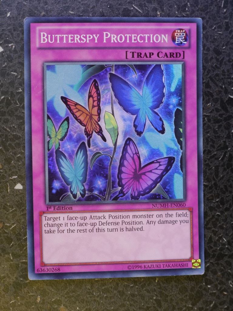 Yugioh Cards: BUTTERSPY PROTECTION NUMH SUPER RARE # 3E100 Yugioh Cards: BUTTERSPY PROTECTION NUMH SUPER RARE # 3E100