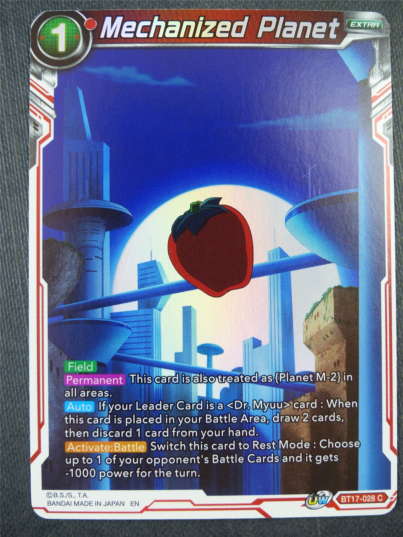 Mechanized Planet BT17 Foil - Dragon Bal Super Card #8ZK