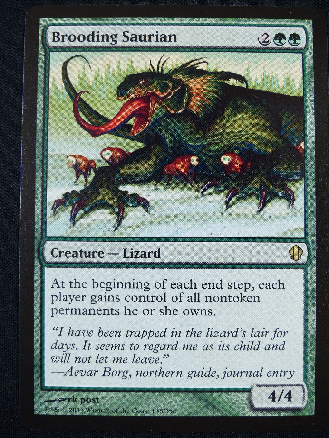 Brooding Saurian - C13 - Mtg Card #PA