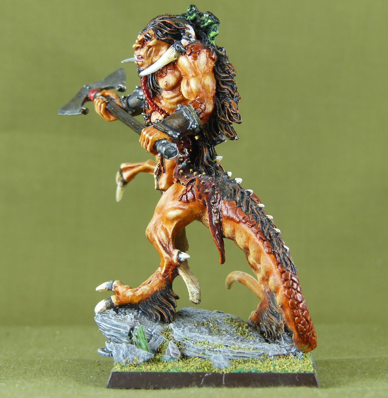 Classic Metal Dragon Ogre Shaggoth - Painted - Chaos - Beasts Of Chaos - Warhammer Fantasy AoS #149