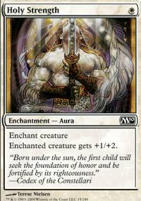 Mtg Magic Card: M10 : Holy Strength