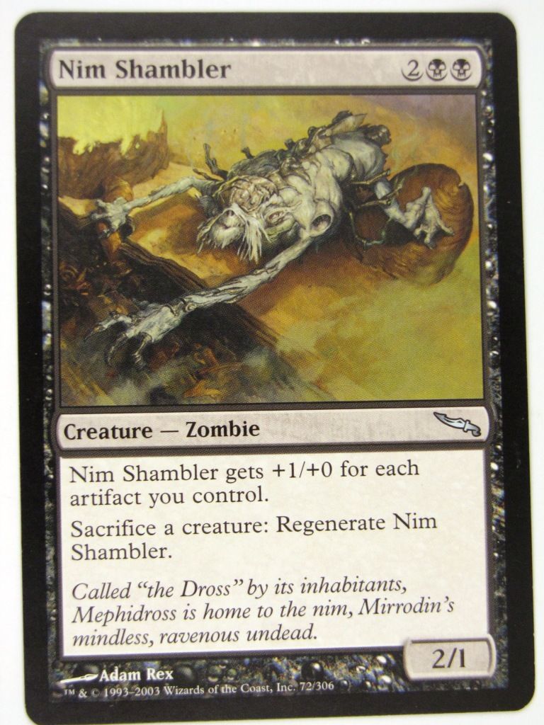 MTG Magic: the Gathering Cards: NIM SHAMBLER: MRD
