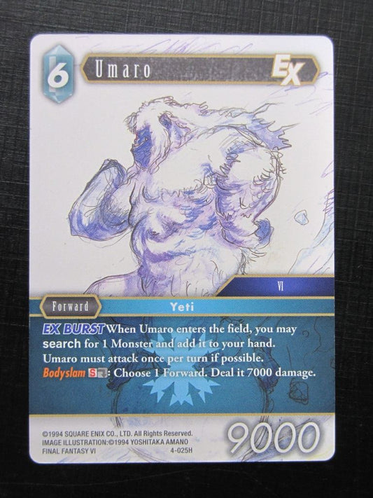 Umaro 4-025H - Final Fantasy Card # 6I89