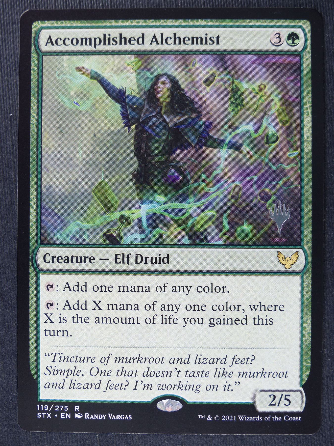 Accomplished Alchemist Promo stamped - Mtg Magic Cards #1OG