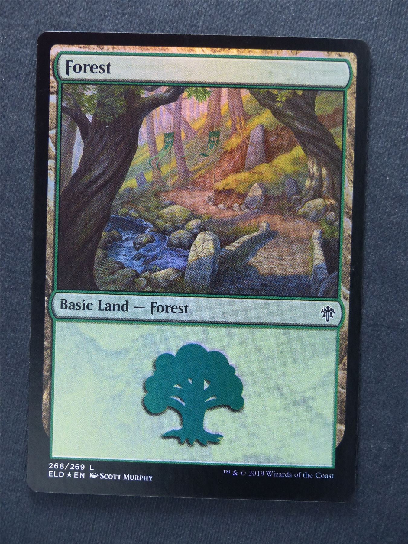 Forest 268/269 Foil - Mtg Magic Cards #YU