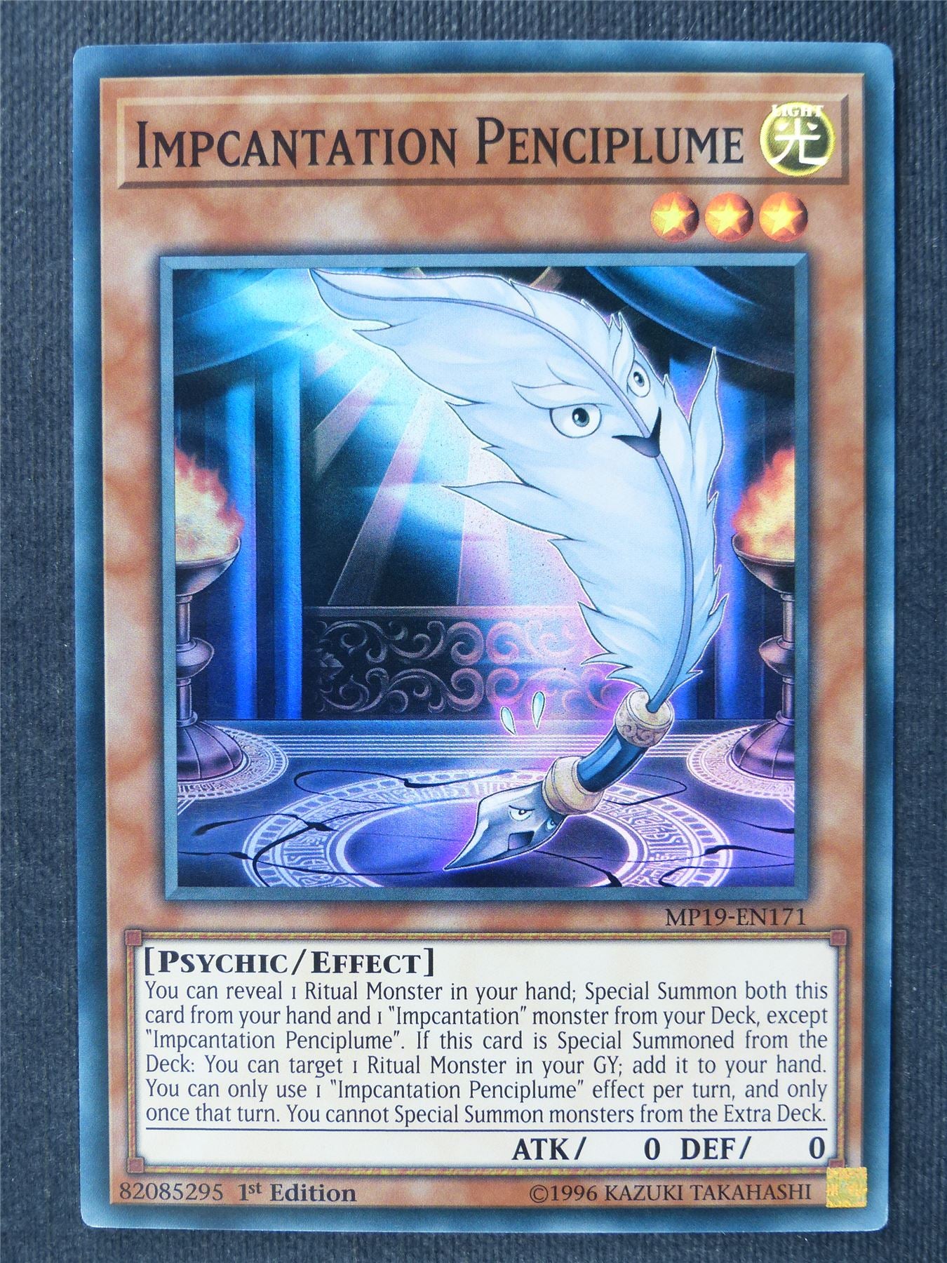 Impcantation Penciplume MP19 Super Rare - 1st ed - Yugioh Cards #25T Archeron Impcantation Penciplume MP19 Super Rare - 1st ed - Yugioh Cards #25T Archeron