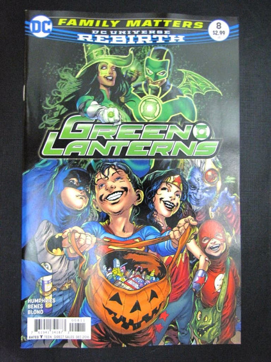 DC Comics: GREEN LANTERNS #8 DECEMBER 2016 # 18D43
