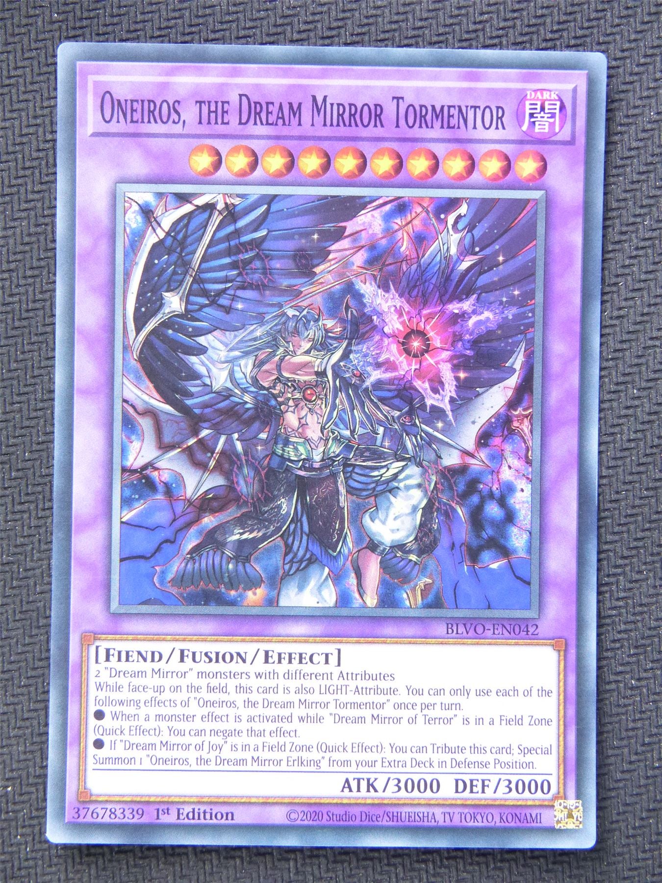 Oneiros Dream Mirror Tormentor BLVO - Super Rare - Yugioh Card #5M0 Archeron Oneiros Dream Mirror Tormentor BLVO - Super Rare - Yugioh Card #5M0 Archeron