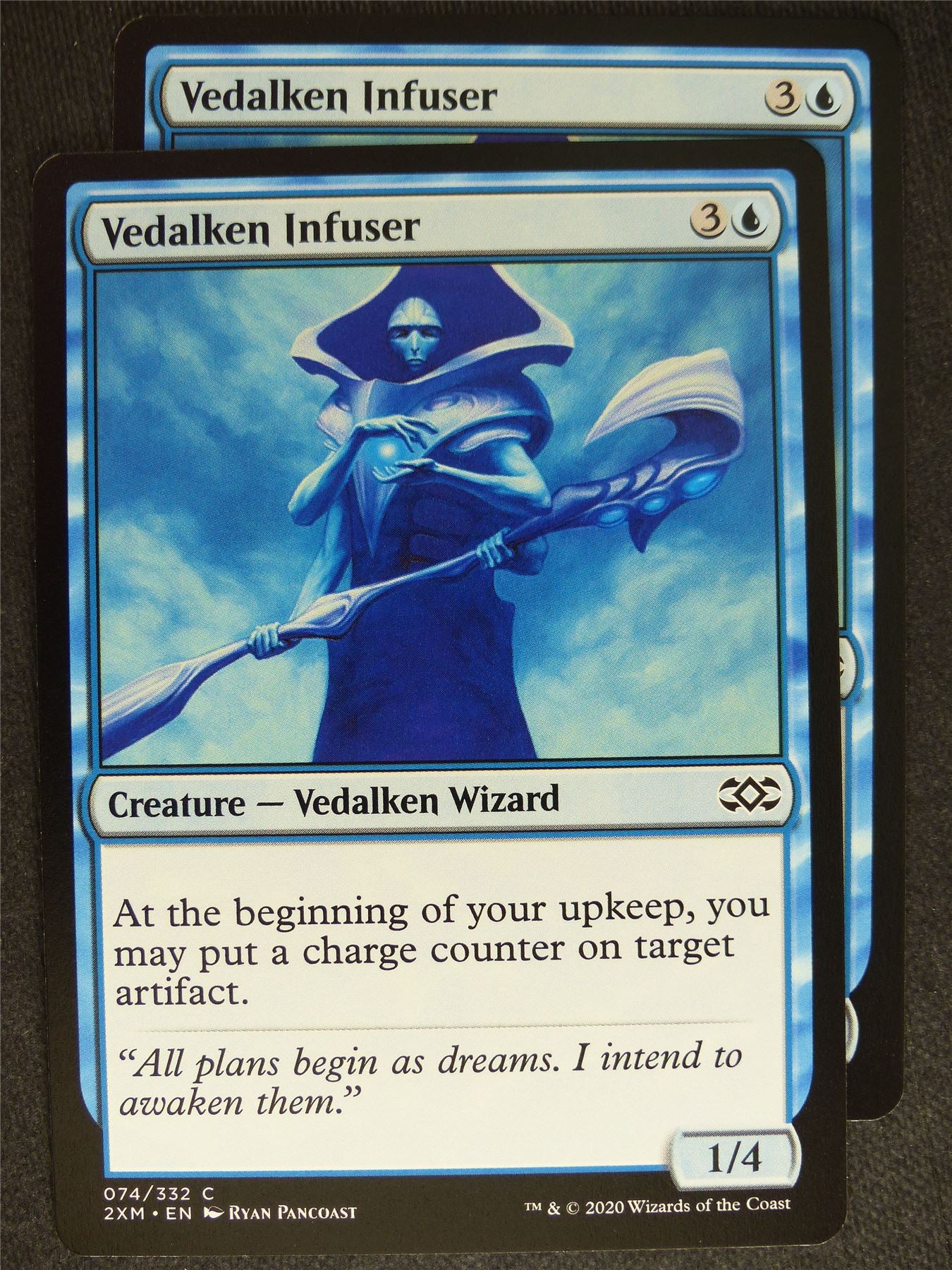 Vedalken Infuser x2 - Double Masters - Mtg Magic Cards #6B