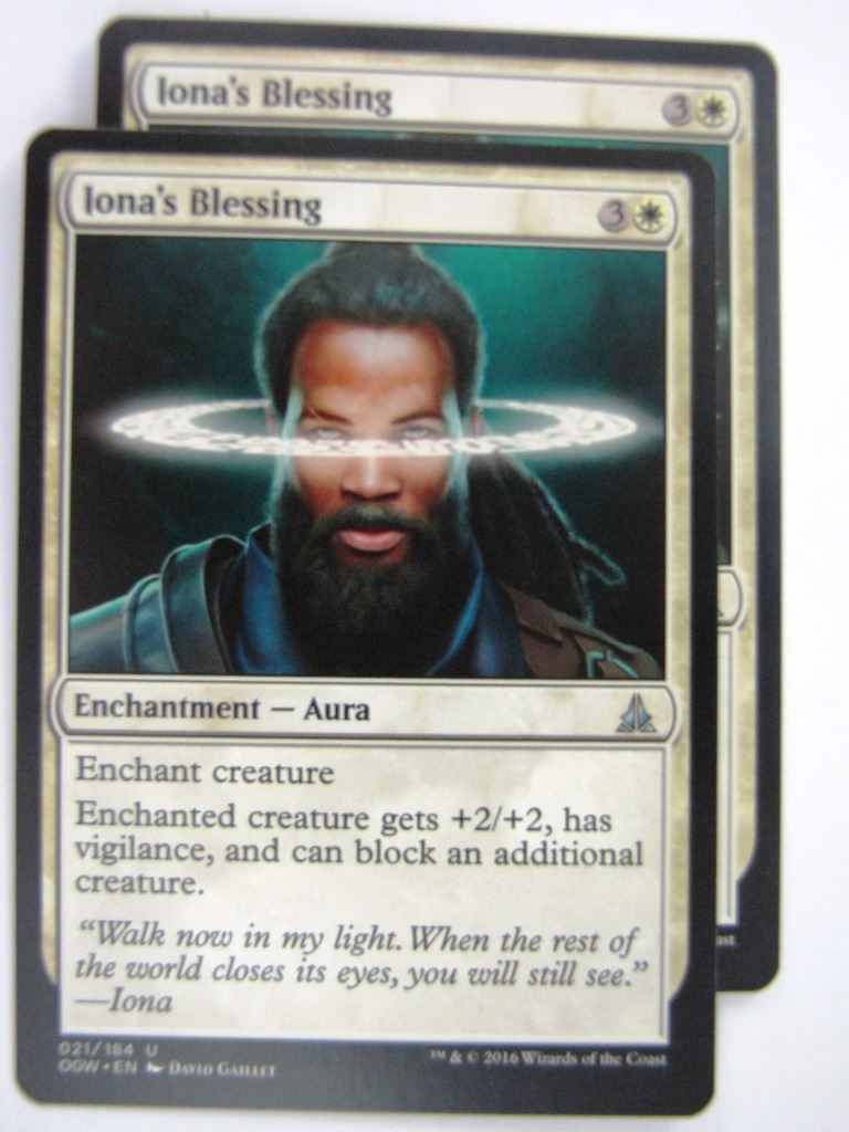 MTG Magic Cards: Oath of the Gatewatch: IONA'S BLESSING x2 # 4J72