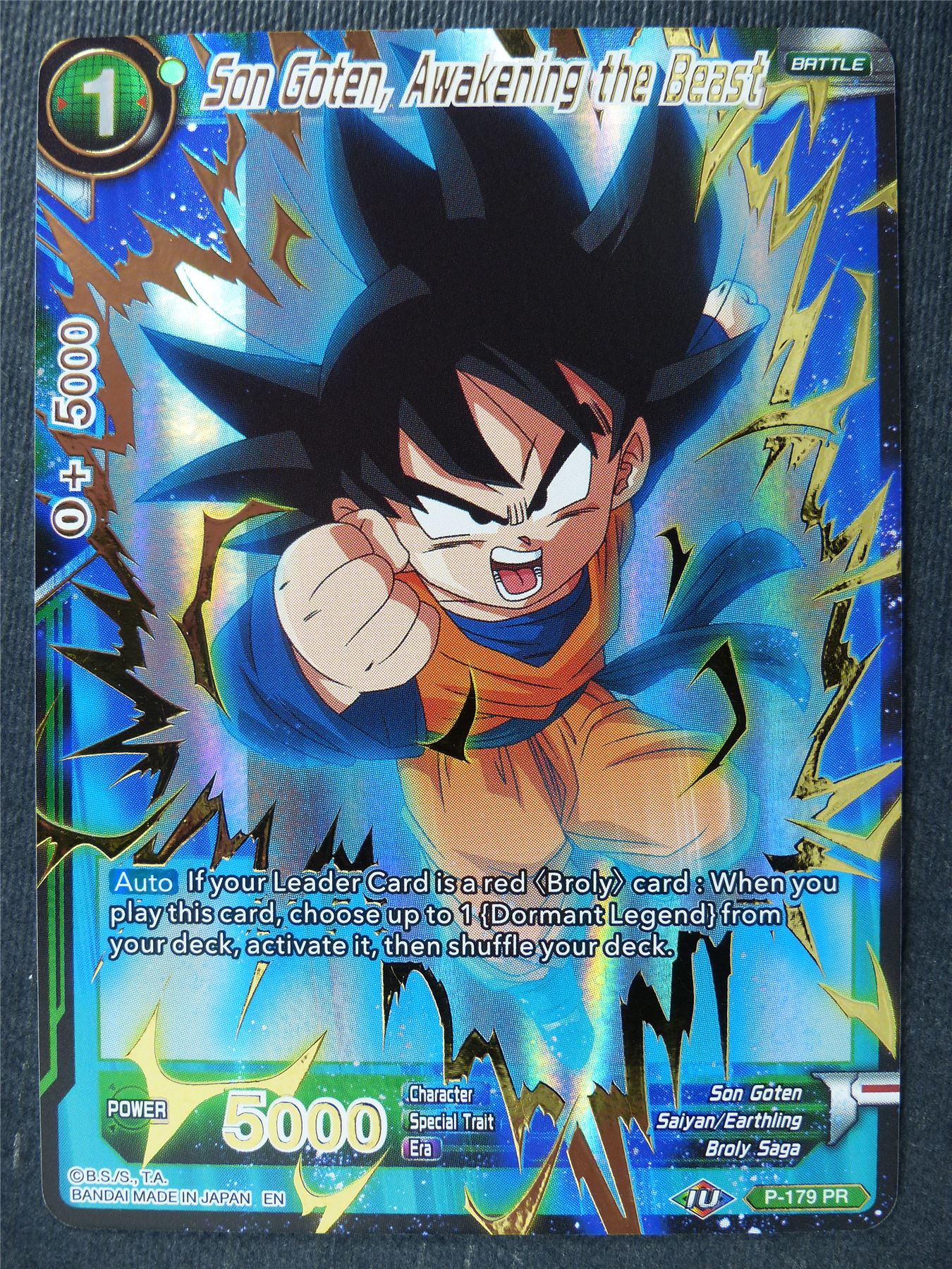 Son Goten Awakening the Beast Foil - Mythic Booster - Dragon Ball Supe Archeron Son Goten Awakening the Beast Foil - Mythic Booster - Dragon Ball Supe Archeron