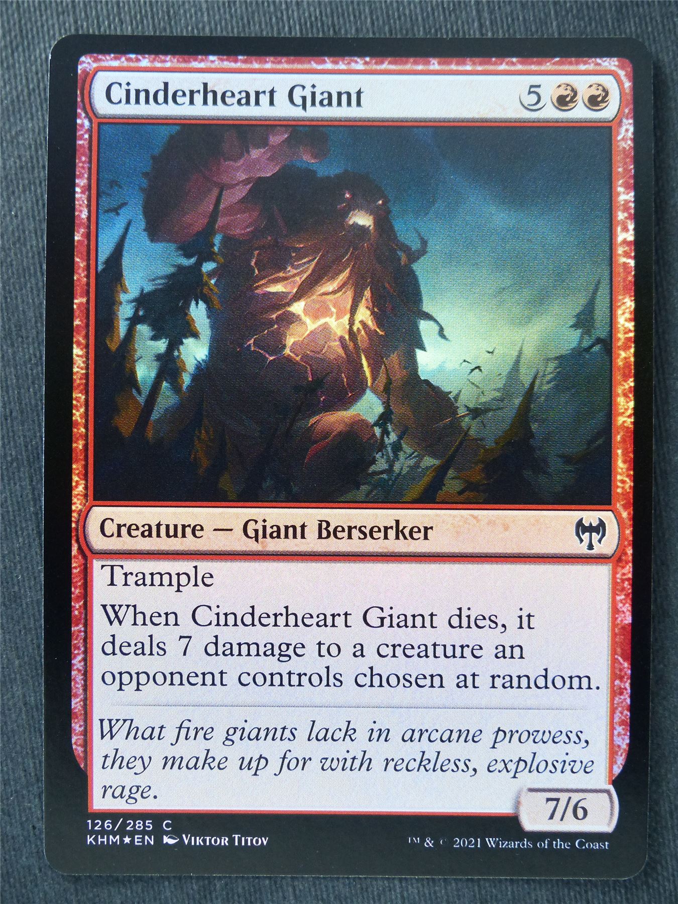 Cinderheart Giant Foil - Mtg Magic Cards #VY