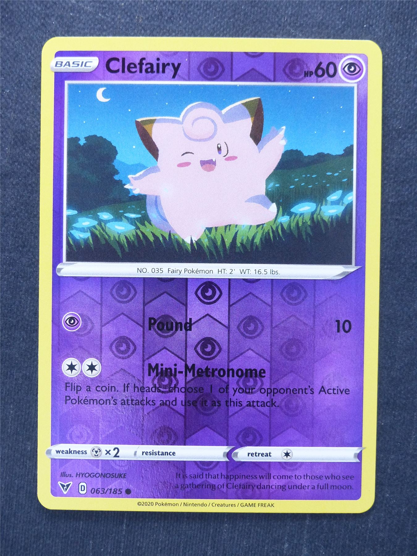 Clefairy 063/185 Reverse - Vivid Voltage