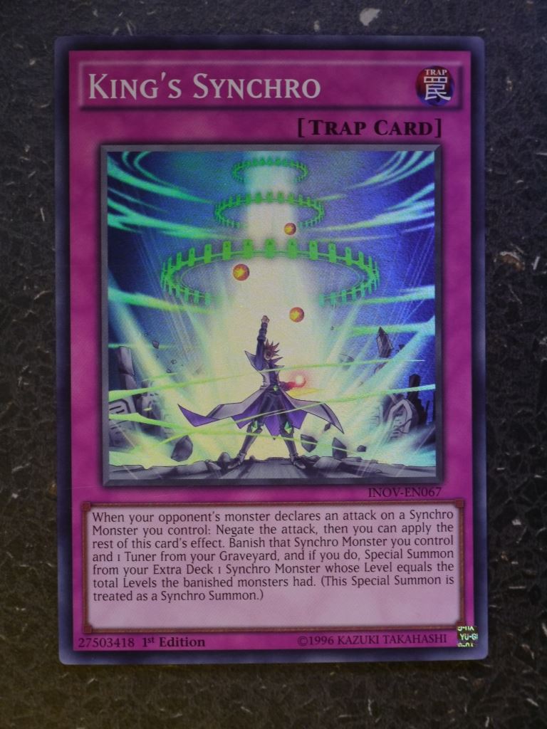 Yugioh Cards: KING'S SYNCHRO INOV SUPER RARE # 9C73