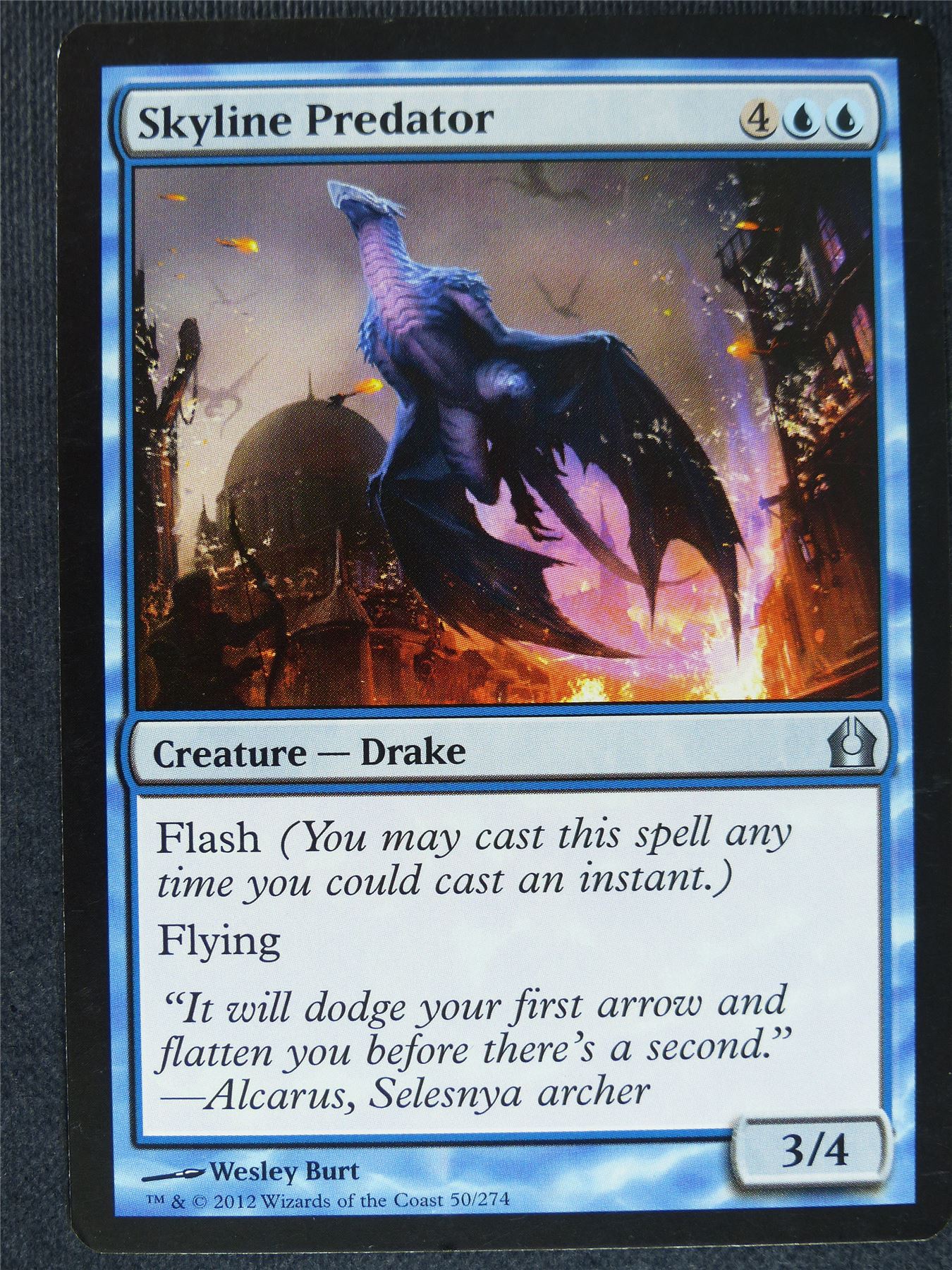 Skyline Predator - Mtg Magic Cards #FW