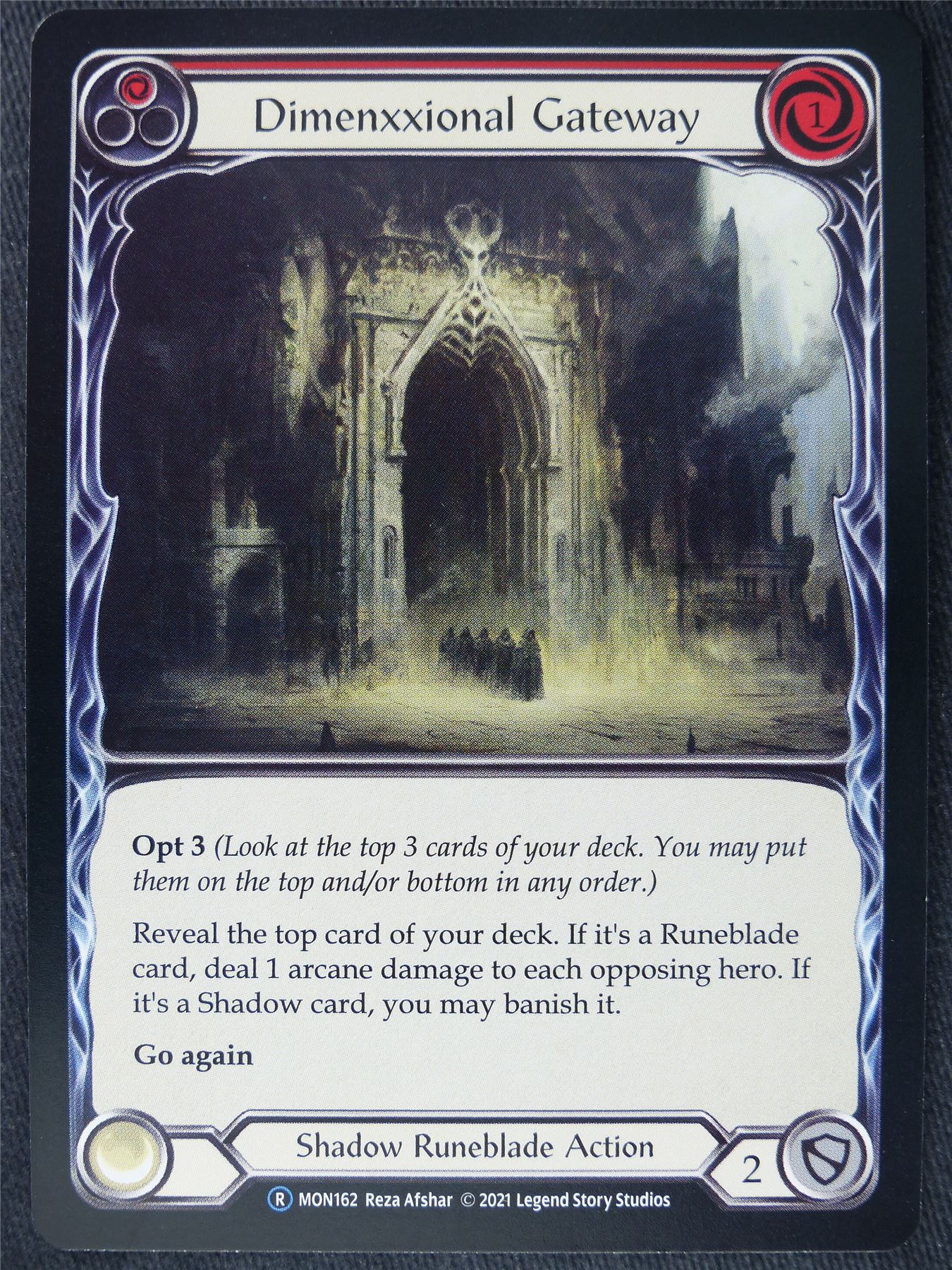 Dimenxxional Gateway Red - Monarch Unlimited - Flesh and Blood Cards #GS