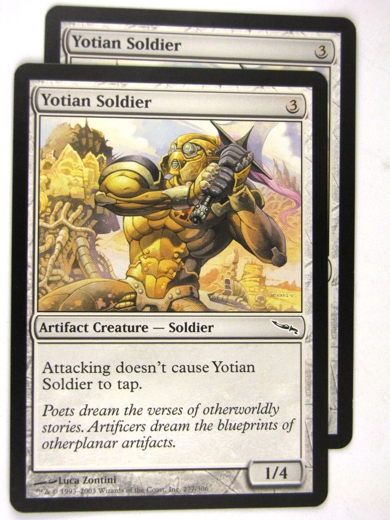 MTG Magic: the Gathering Cards: YOTIAN SOLDIER x2: MRD