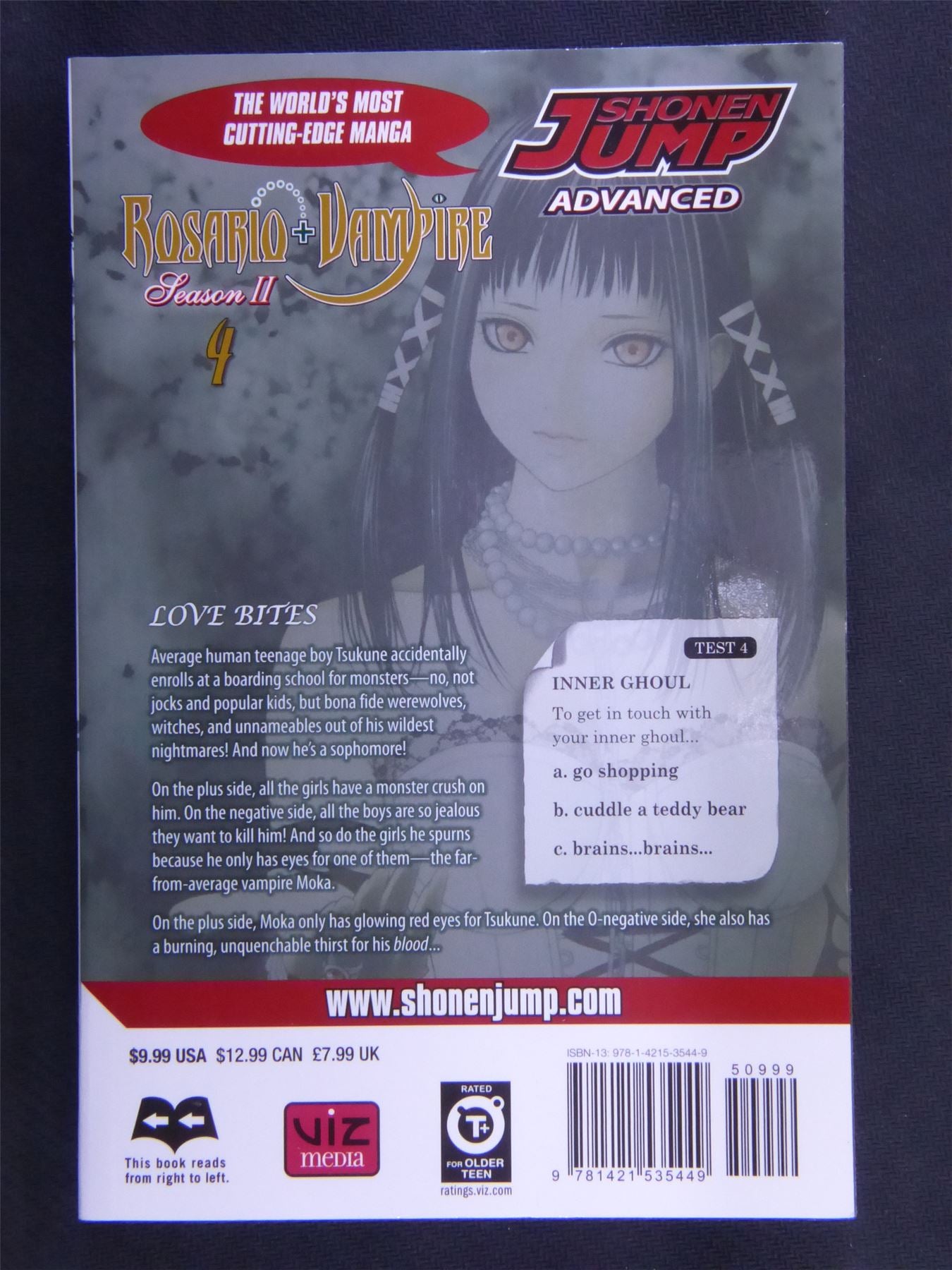 Rosario And Vampire - Season 2 - Volume 4 - Manga #2J